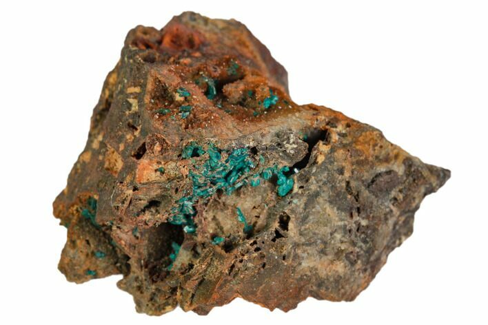 Dioptase Crystals on Quartz - Namibia #126936
